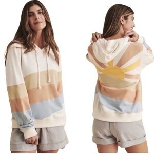 Faherty Radiant Hoodie Sweatshirt in Sunrise Glow
